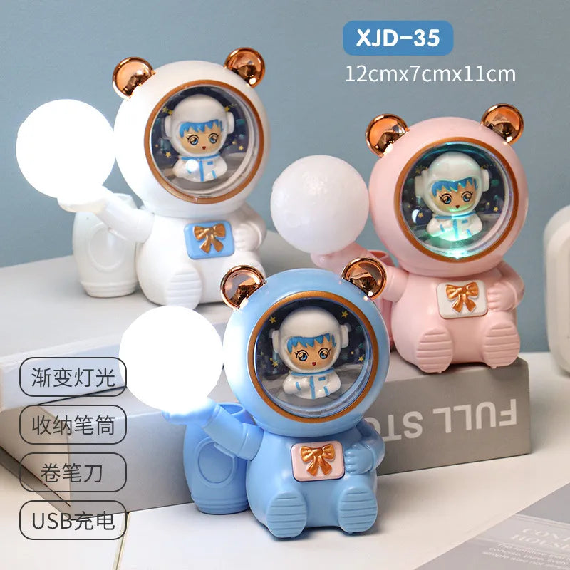 cute cartoon character plastic indoor night lights