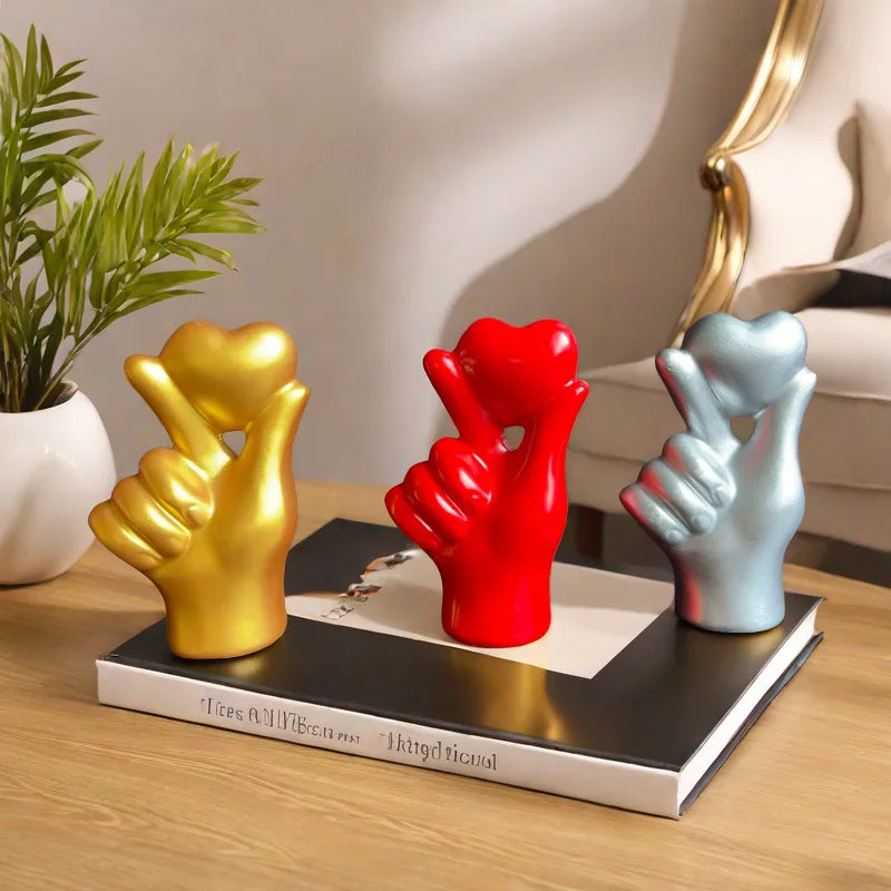 Simple Style Classic Style Gesture Plastic Resin Ornaments Artificial Decorations