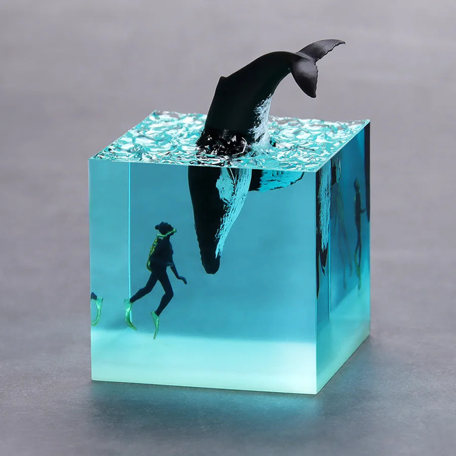 Simple Style Whale Resin Holiday Daily Led Lights Night Lights