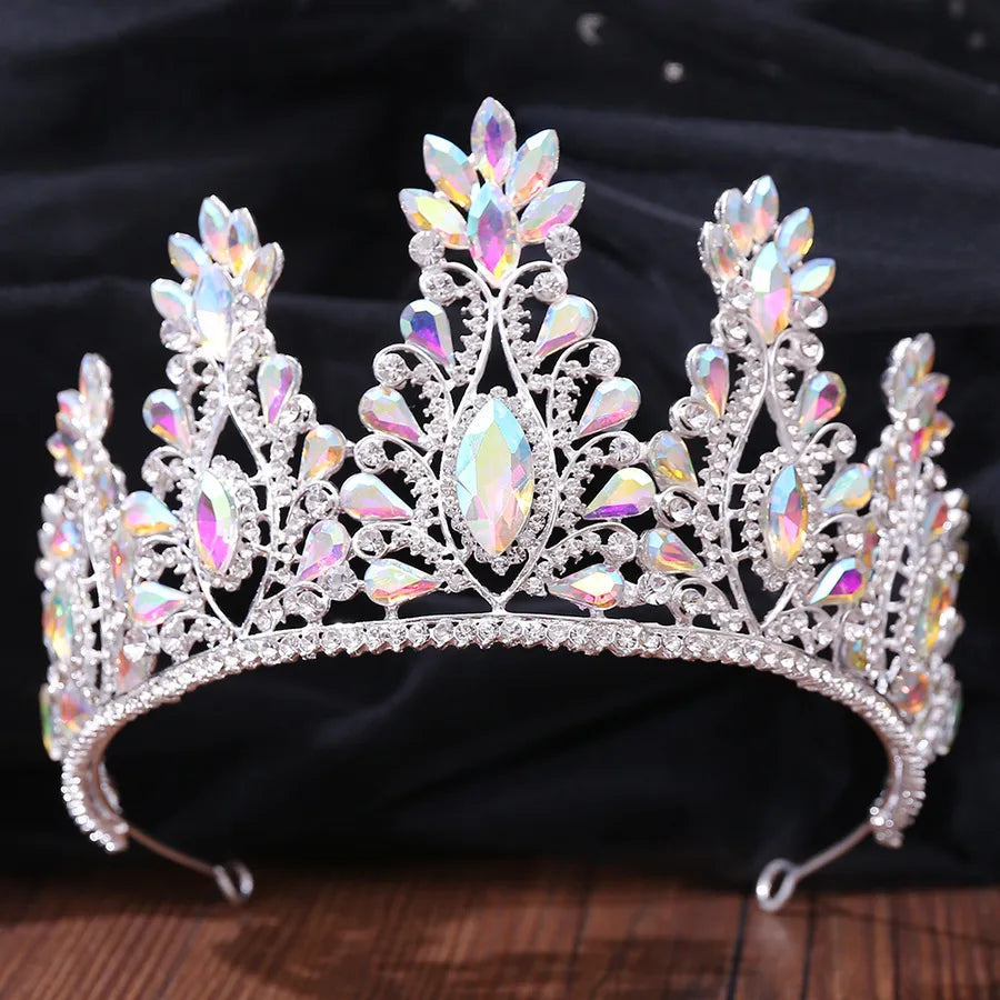 fashion water droplets crown alloy rhinestone crown 1 piece