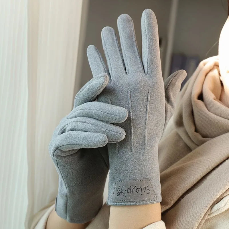 Women's Casual Sweet Solid Color Gloves
