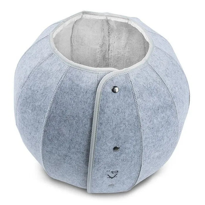 simple style felt cloth solid color pet bed