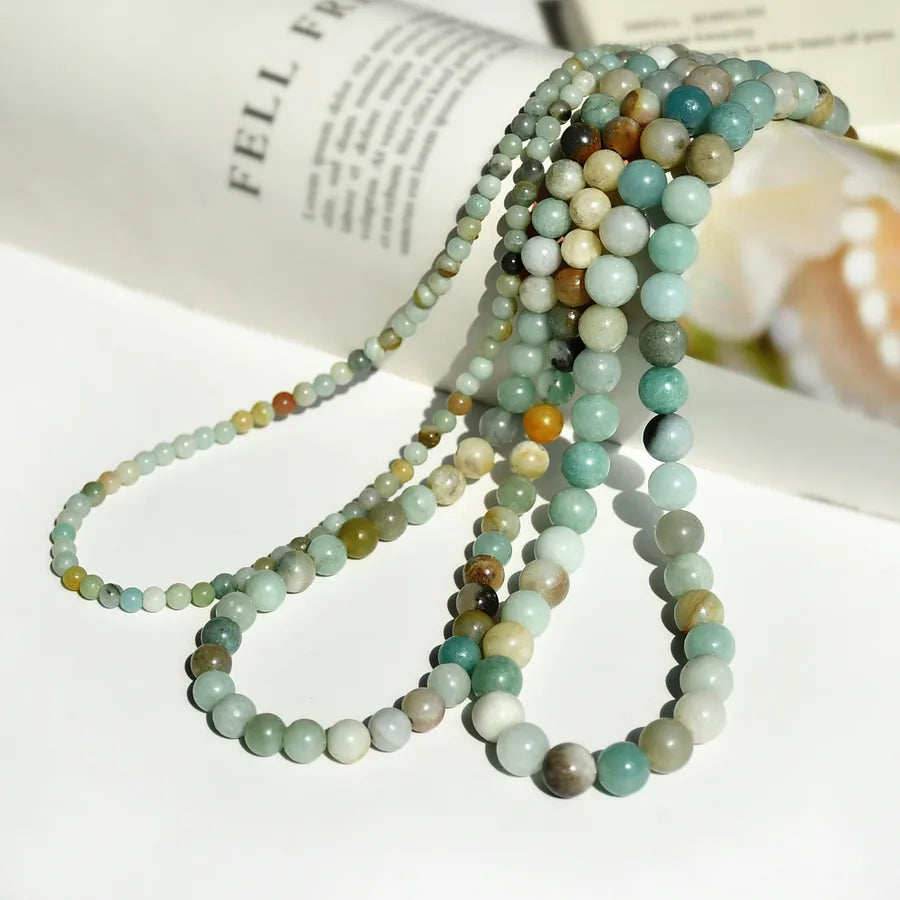 Stainless Steel natural stone Silver Plated Casual Hawaiian Geometric Necklace
