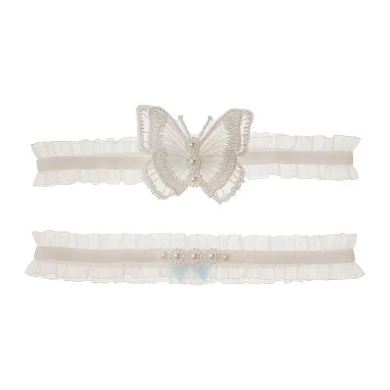 Bridal Butterfly Daily Garter