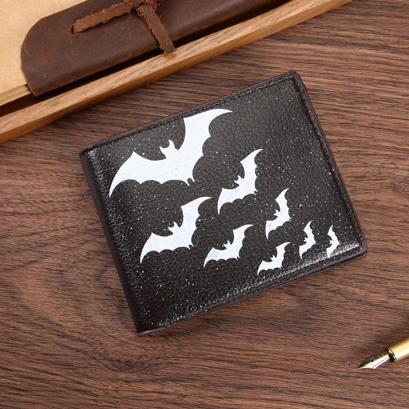 Men's Animal Pu Leather Open Small Wallets