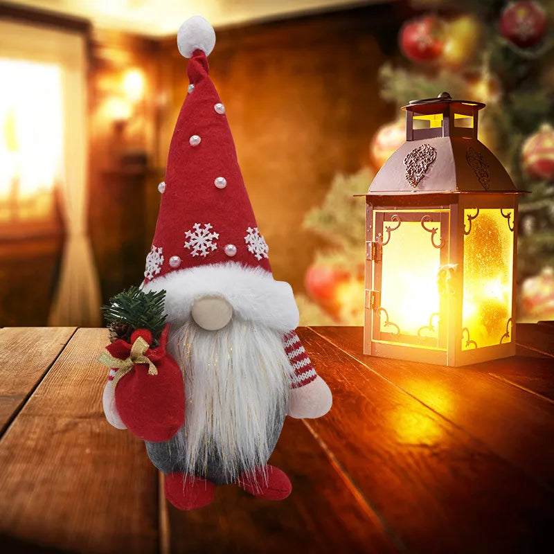 Christmas Geometric Party Rudolph Doll