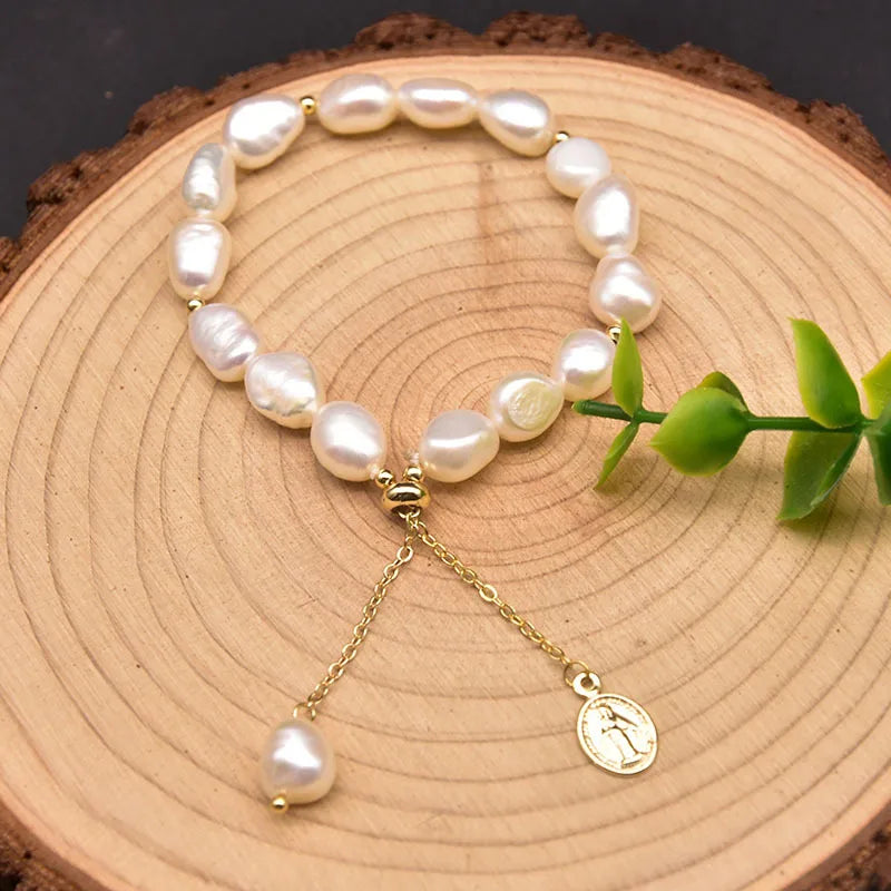 retro oval flower pearl inlay turquoise bracelets