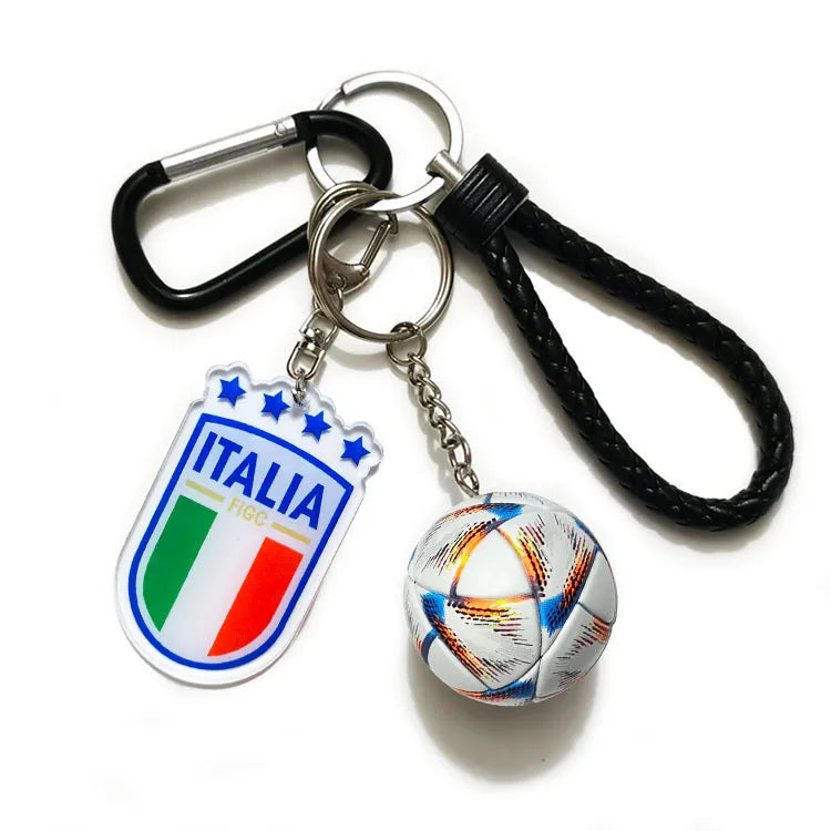 Streetwear Letter Football Acrylic + Plastic Plastic Unisex Spring Ring Trigger Clasp Closure Keychain