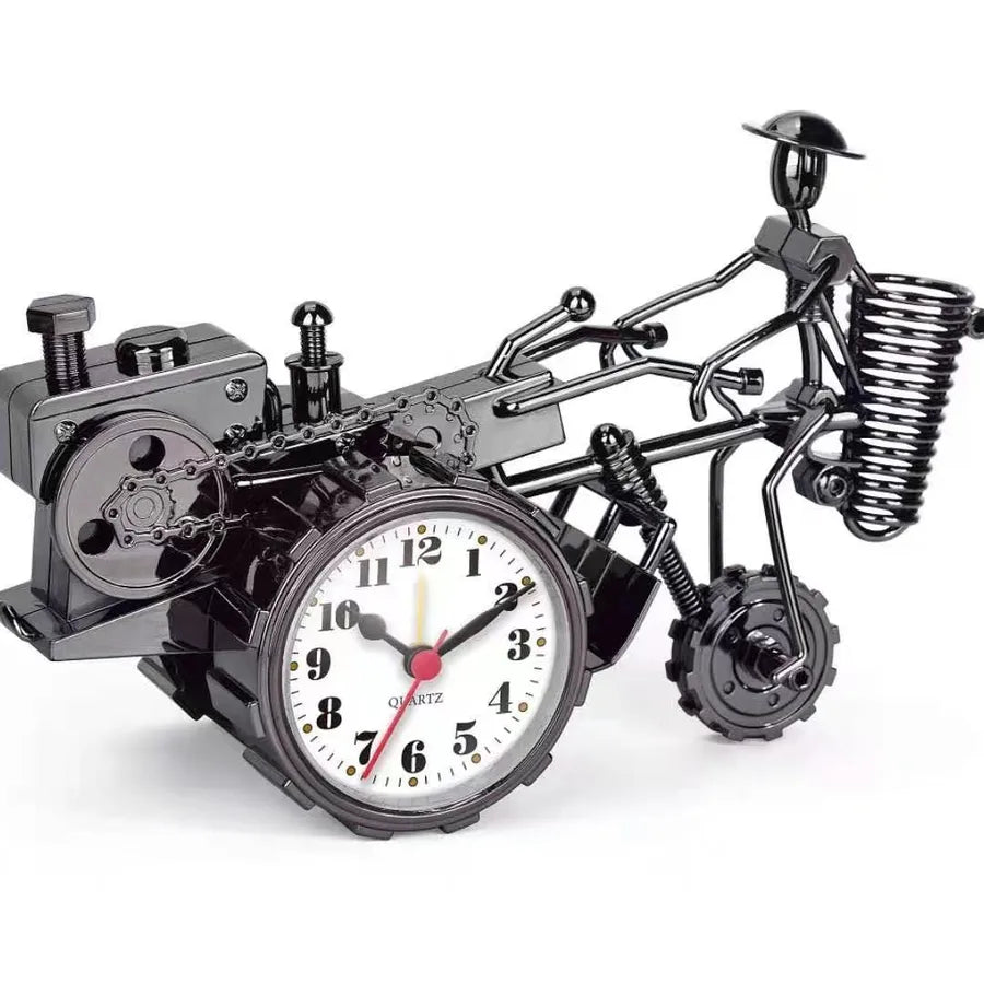 Retro Tractor Plastic Alarm clock Artificial Decorations