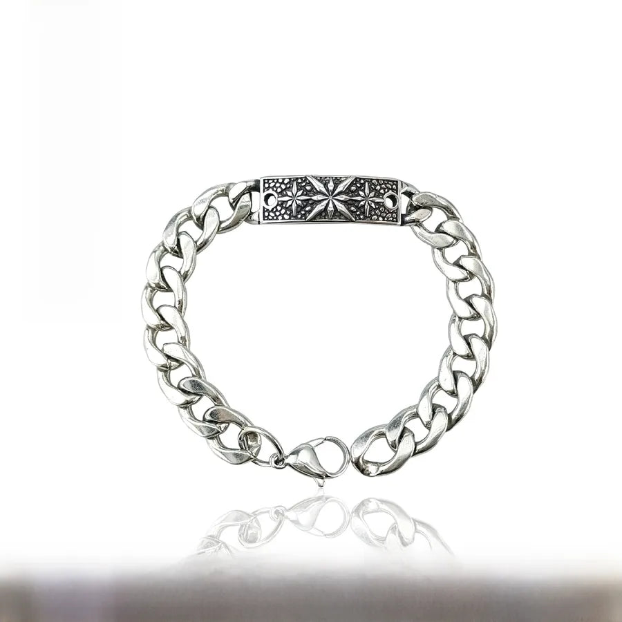 New  style Square brand hip hop retro men's bracelet   fashion temperament accessories