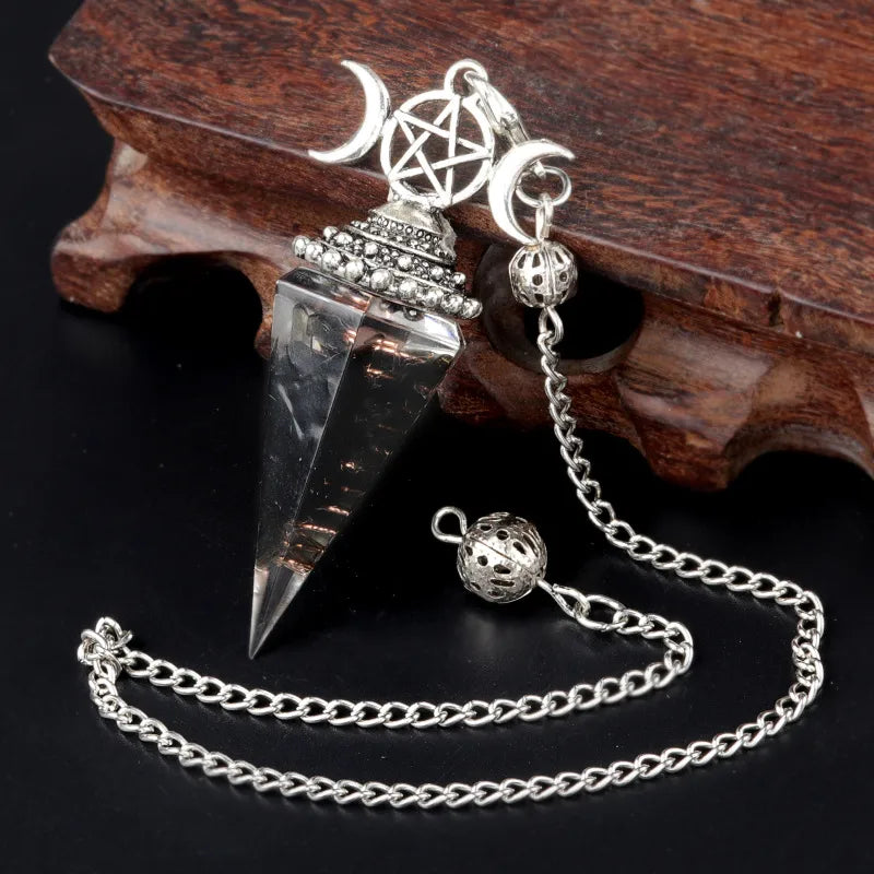 classic style color block semi-precious stone patchwork pendant necklace