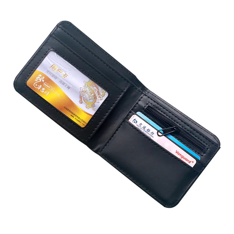 Unisex Skull PVC Open Wallets