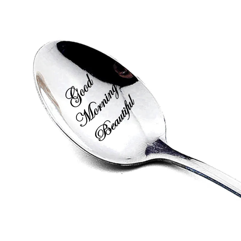 wedding valentine's day gifts stainless steel long handle spoon household wholesale
