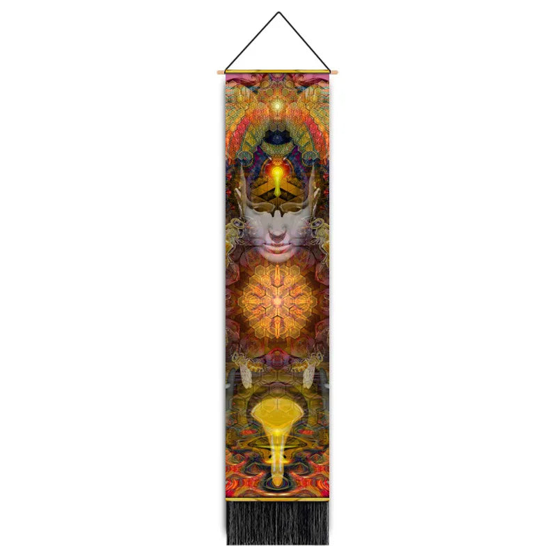 Nordic Style Printing cotton and linen Tapestry Wall Art