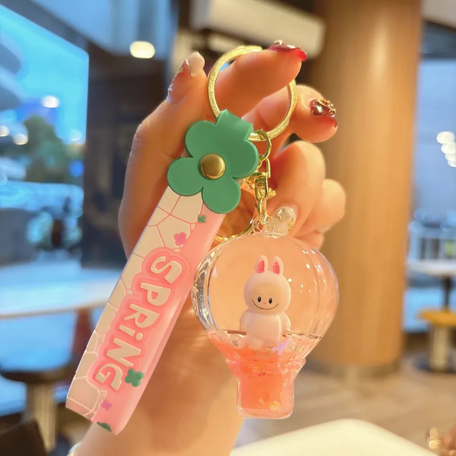 1 Piece Cute Cartoon Character Acrylic Unisex Bag Pendant Keychain
