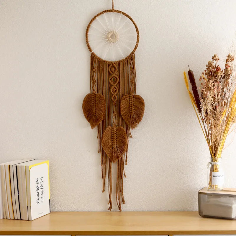 Ethnic Style Dreamcatcher Wood cotton rope Iron Tapestry Wall Art