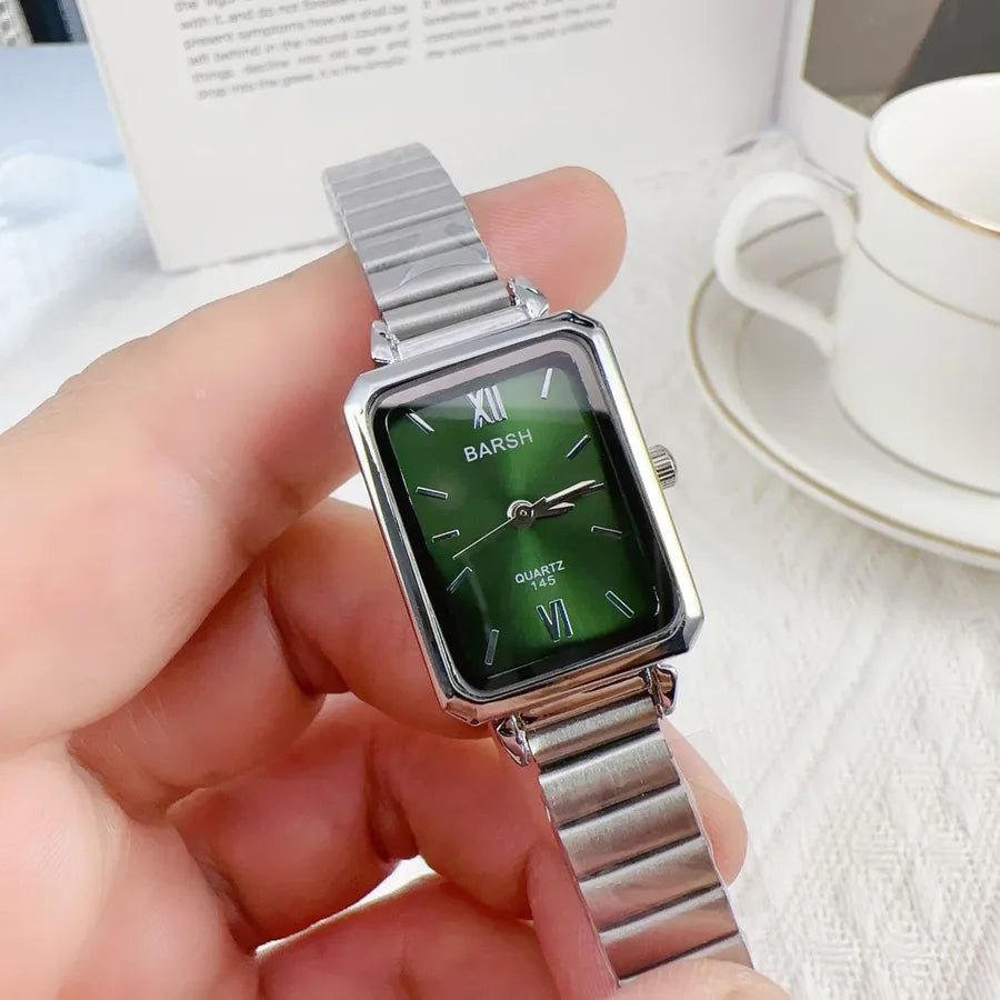 Casual Square Concealed Buckle Quartz Women's Watches