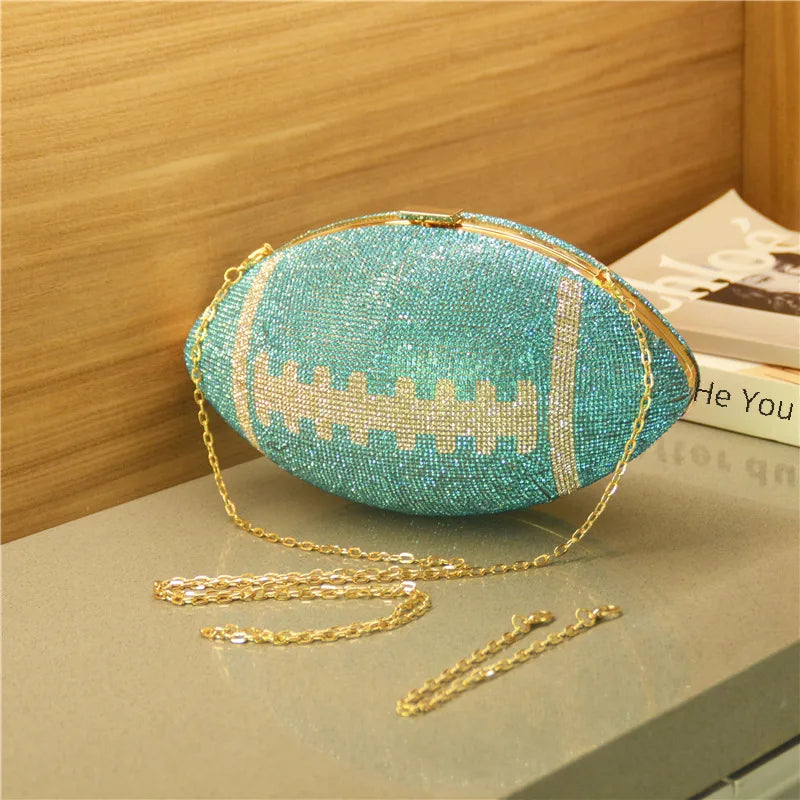 bag rhinestone dinner bag female rugby plastic Diamond Ball party banquet bag evening bag female