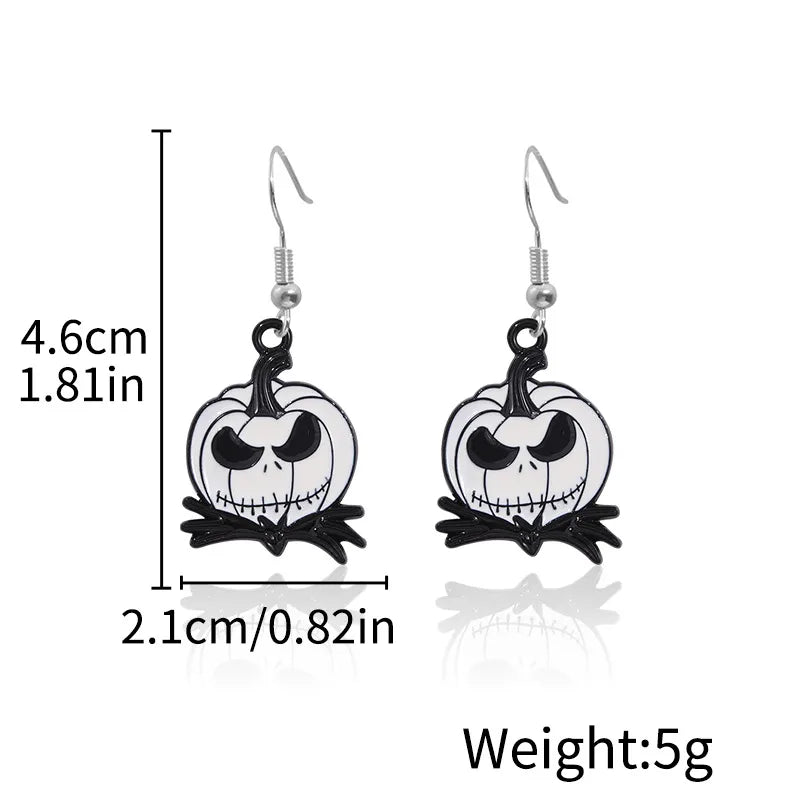 Halloween Ghost Devil Death Zombie Horror Pumpkin Skull Ear Cuff Alloy Geometric Pattern Unisex Original Design Jewelry Earring