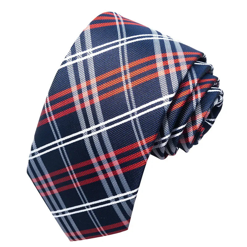 business formal solid color cashew nuts flower polyester yarn men's tie