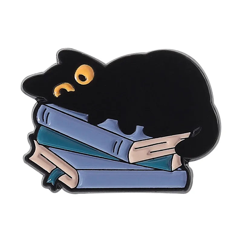 Creative Cartoon Cute Badger Mouse Hedgehog Goose Crow Dinosaur Alloy Baked Paint Shoe Cap Clothes Brooch Pin Children's Unisex