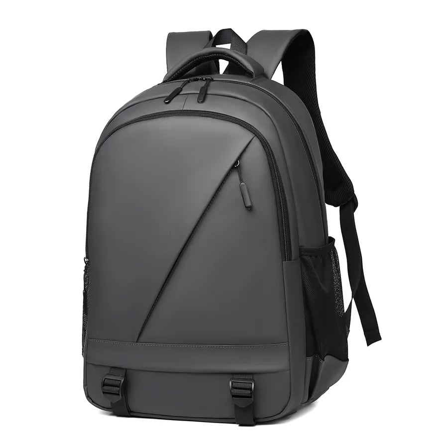 Waterproof Water Repellent Anti-theft Solid Color Daily Street Shopping Laptop Backpack