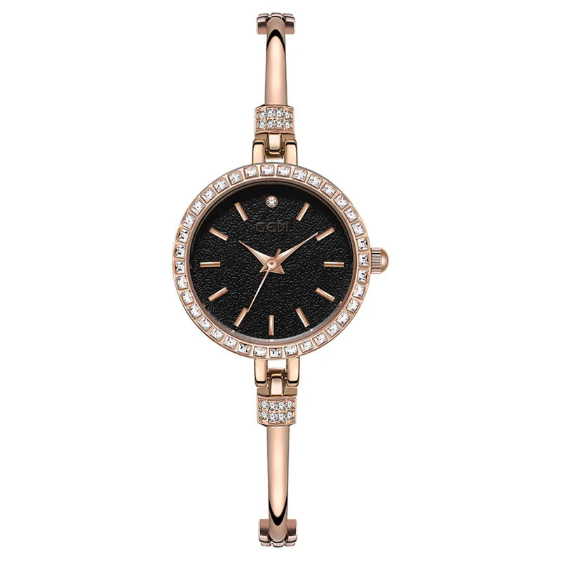Elegant Retro Geometric Jewelry Buckle Quartz Women's Watches