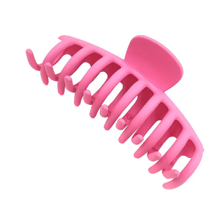 Elegant Simple Style Women's Solid Color Plastic Resin Hair Claws