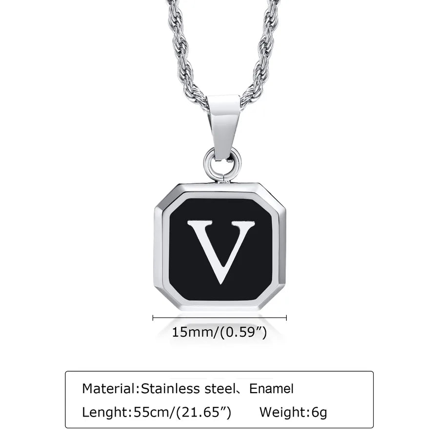 304 Stainless Steel Hip-Hop Enamel letter