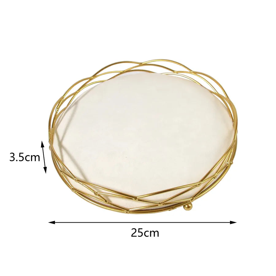 Creative combination jewelry rack metal White Suede jewelry rack ring necklace bracelet pendant shooting props