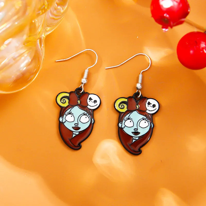 Halloween Ghost Devil Death Zombie Horror Pumpkin Skull Ear Cuff Alloy Geometric Pattern Unisex Original Design Jewelry Earring