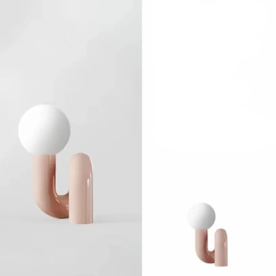 Nordic Children's Room Bedroom Bedside Lamp Creative Art Table Lamp Designer Model Room Decoration Living Room Double Head Table Lamp