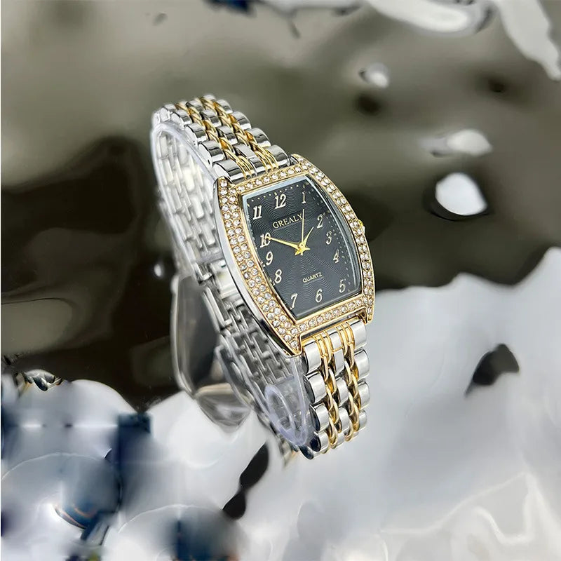 Simple Style Geometric One Piece Buckle Quartz Women's Watches