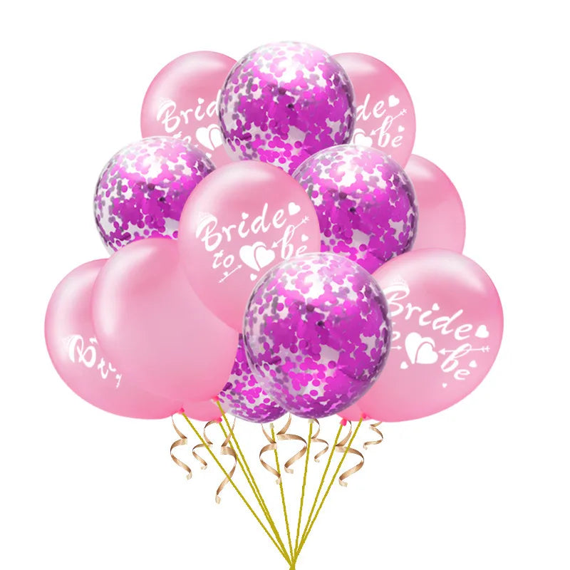 wedding season Cute Letter Heart Shape Emulsion Wedding Balloons Balloons