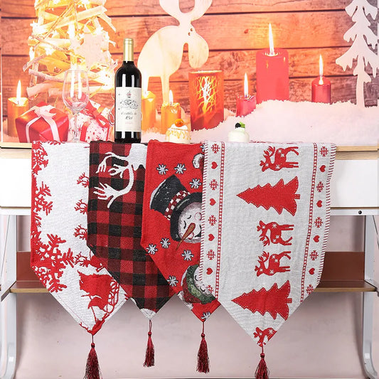 Christmas Fashion Elk Banquet tablecloth