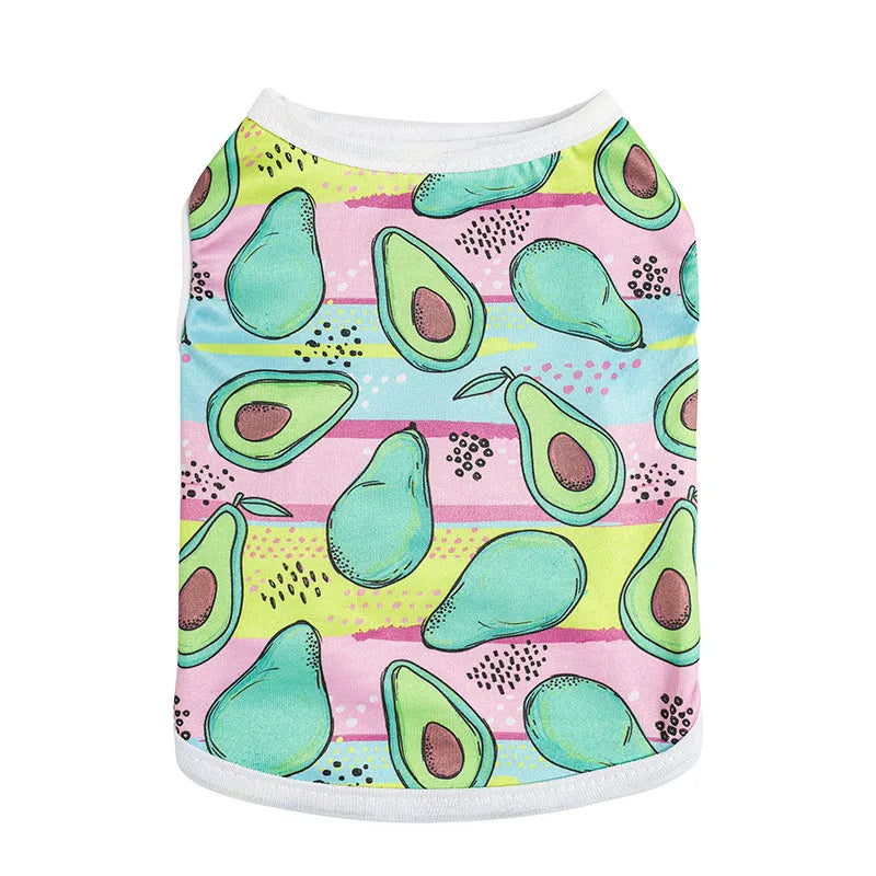 casual knit watermelon elephant pet clothing