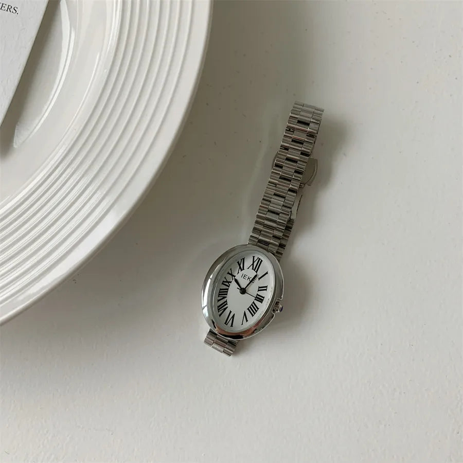 Vacation Classic Style Solid Color Double Side Snaps Quartz Watch Men's Watches