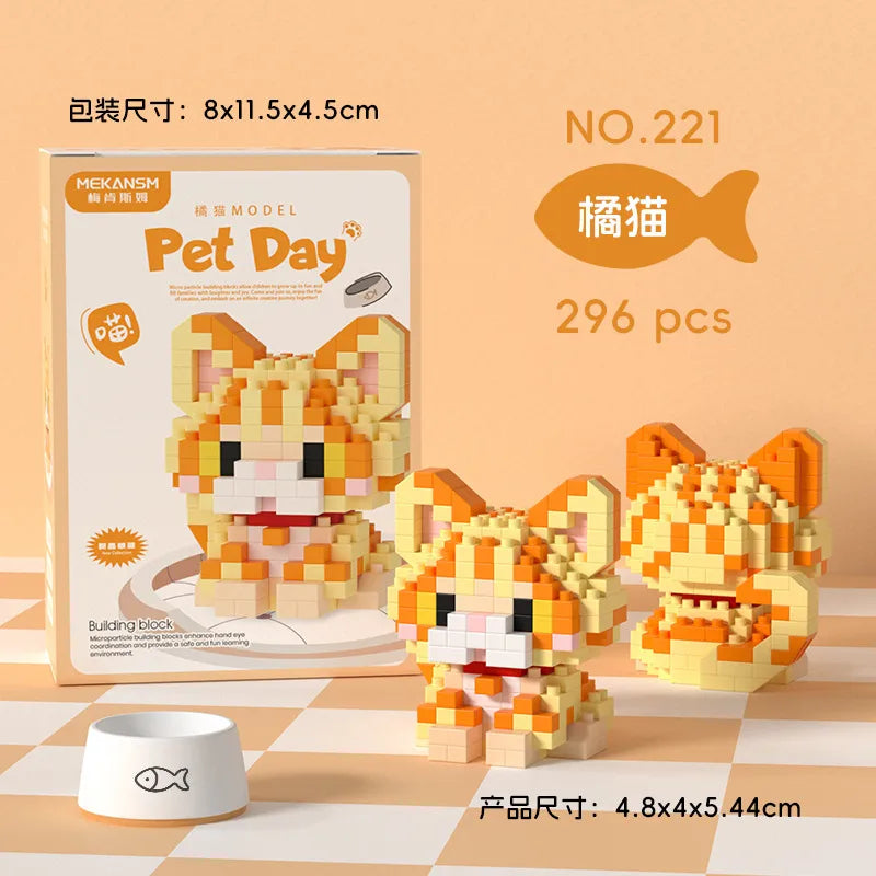 Kids(7-16Years) Children Unisex Cartoon Character Plastic Building Toys Learning & Education Toys