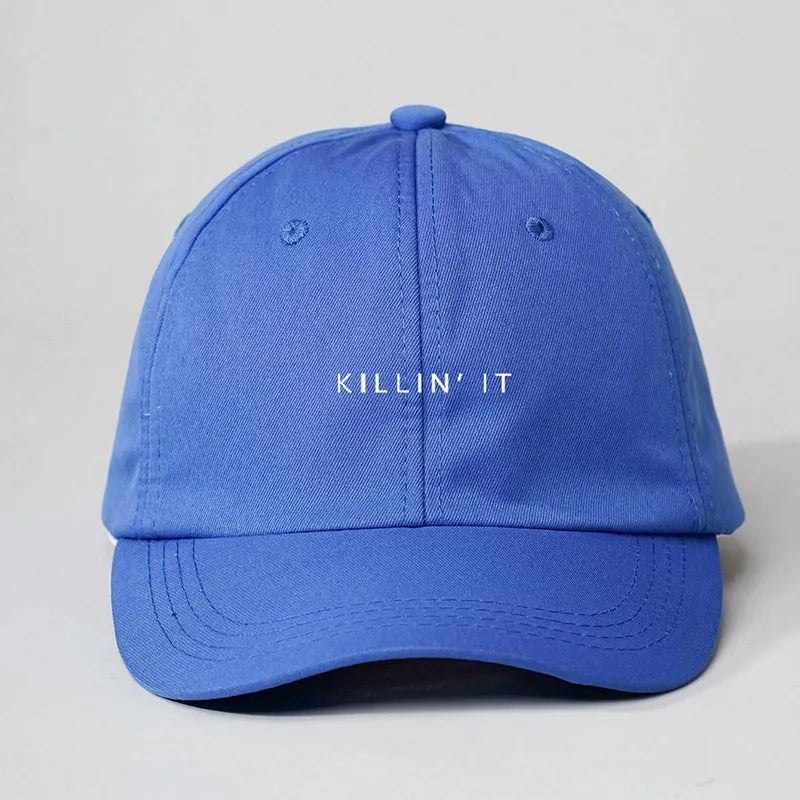 Unisex Elegant Lady Letter Curved Eaves Baseball Cap