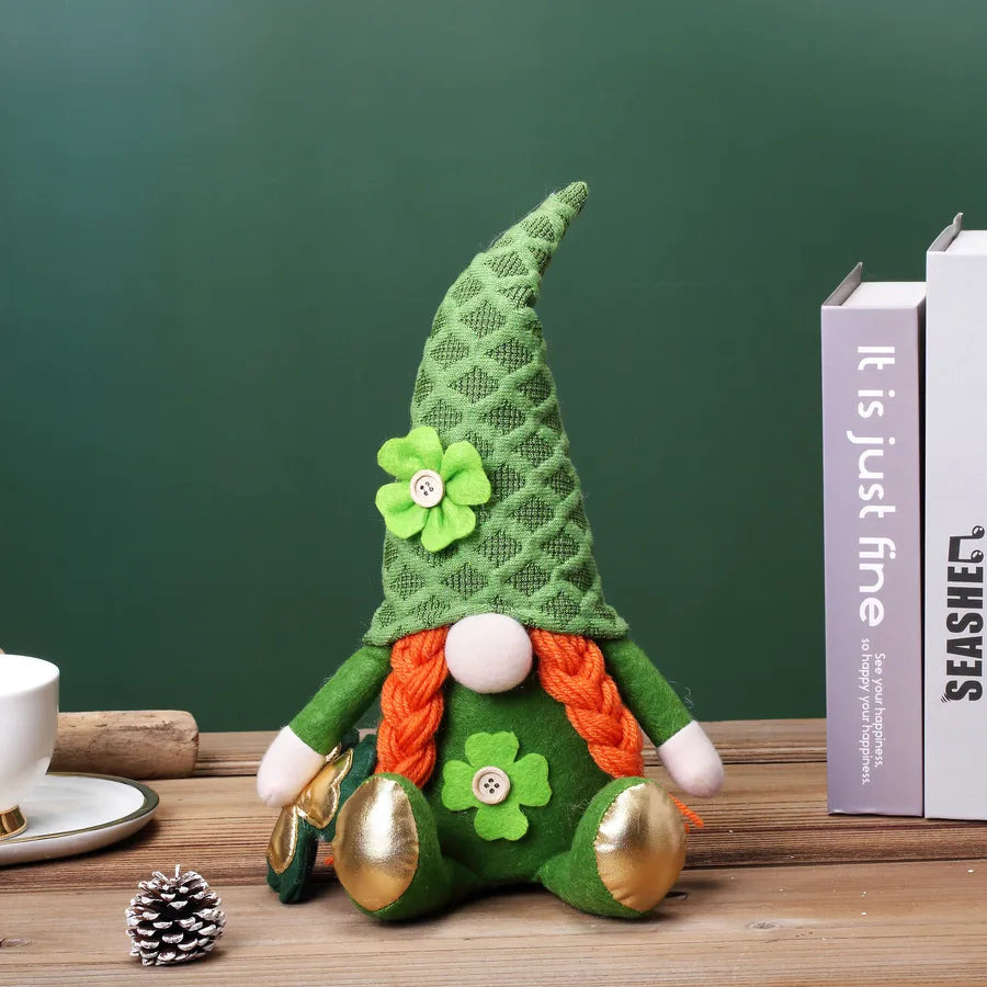 St. Patrick Christmas Simple Style Commute Color Block Holiday Daily Decorative Props