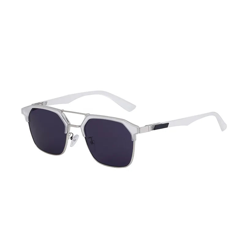 Vacation Solid Color Pc Tinted Lenses Cat Eye Full Frame Men's Sunglasses
