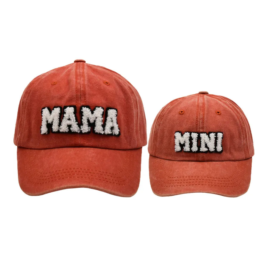 kid's women's streetwear letter curved eaves baseball cap