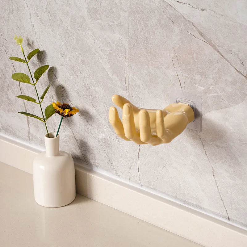 retro hand solid color resin hooks 1 piece