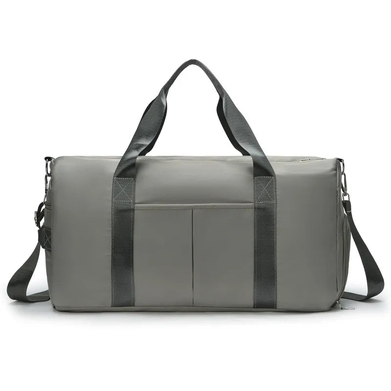 Short-distance Large-capacity Travel Bag Business Travel Luggage Bag Sleeve Tie Rod Sports Fitness Bag Yoga Portable Water-repellent