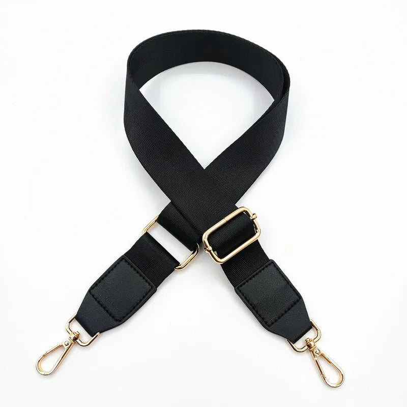 Bag strap shoulder strap solid color men's bag with nylon shoulder crossbody lengthened replacement belt bag accessories 3.8cm bag broadband