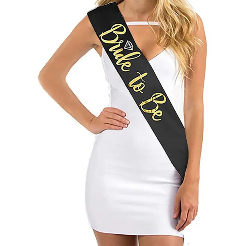 modern style letter satin cloth wedding party costume props