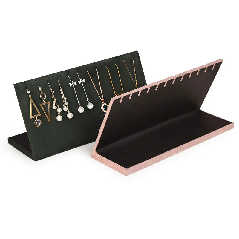 1 Piece Cashmere leather Retro Classic Style Solid Color Jewelry Display Jewelry Rack