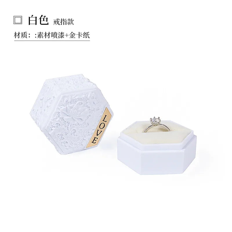1 Piece Plastic Elegant Retro Daily Geometric Jewelry Boxes