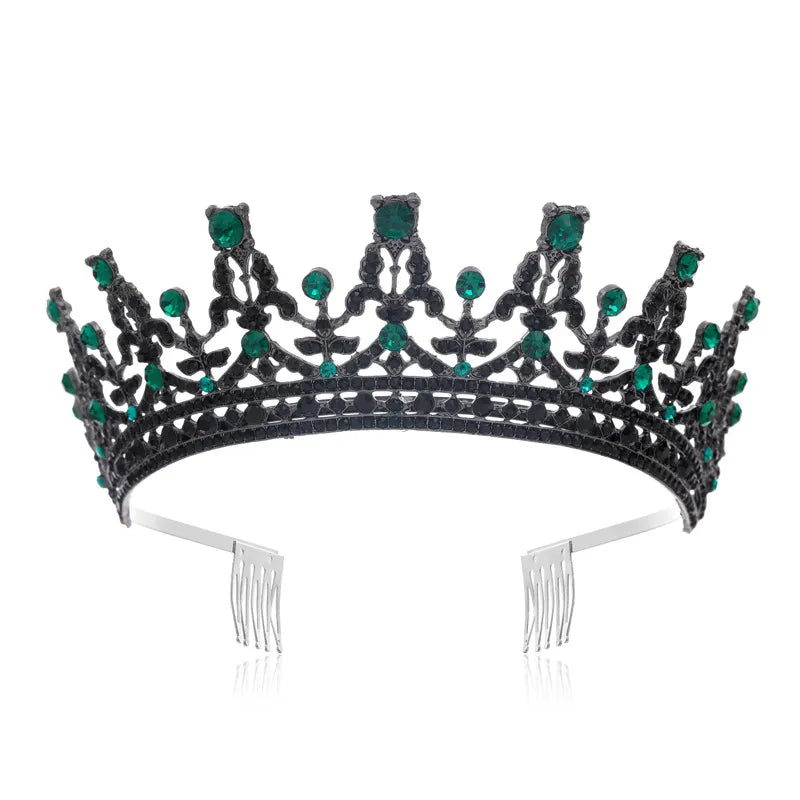 ethnic style crown alloy diamond rhinestones crown 1 piece