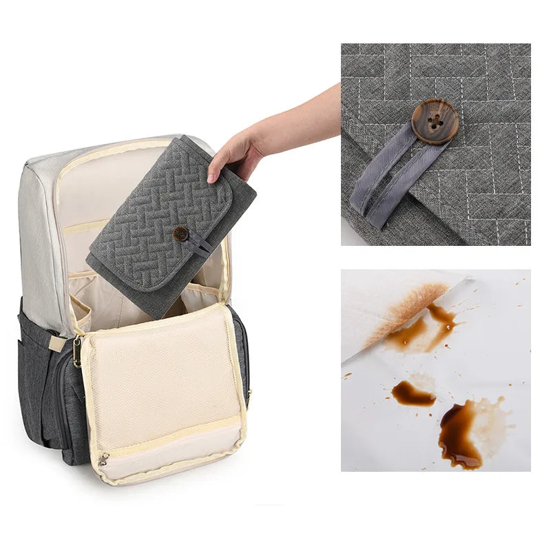 Baby changing diaper waterproof pad  quilted easy to wipe mother and baby diaper pad diaper storage mummy bag